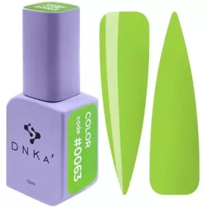 DNKa Гель-лак для ногтей 0063 (оливковый, эмаль), 12 мл