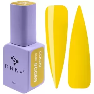 DNKa Гель-лак для ногтей 0069 (желтый, эмаль), 12 мл