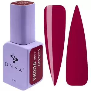 DNKa Гель-лак для ногтей 0084 (красное вино, эмаль), 12 мл