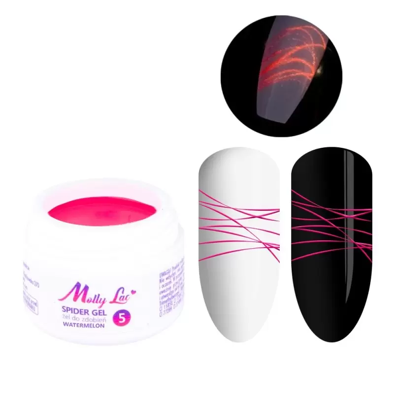Gelis-voras MollyLac Neon Watermelon 3ml Nr. 5