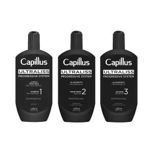 Capillus ultraliss nanoplast, набор для лечения нанопластики, 3x400 мл
