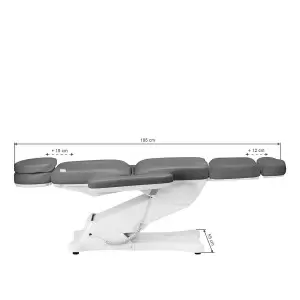 Электро косметическое кресло SILLON CLASSIC, 3 мотора, серое