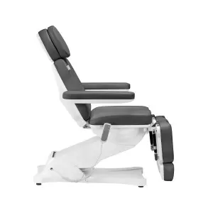 Электро косметологическое кресло SILLON CLASSIC с 2 педимоторами, серое