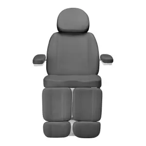 Электро косметологическое кресло SILLON CLASSIC с 2 педимоторами, серое