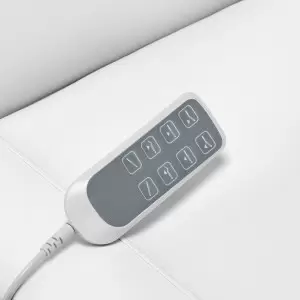 Elektrinis kosmetinis krėslas SILLON CLASSIC, 4 varikliai, su lopšiu, baltas