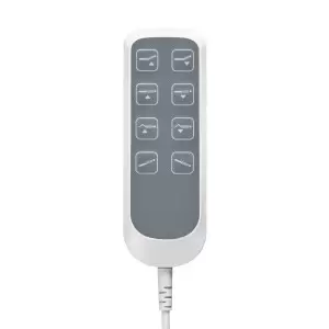 Elektrinis kosmetinis krėslas SILLON CLASSIC, 4 varikliai, su lopšiu, baltas