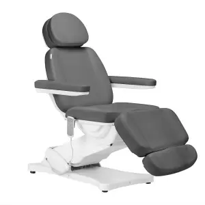 Elektrinė kosmetinė kėdutė SILLON CLASSIC, 4 varikliai, su lopšiu, pilka