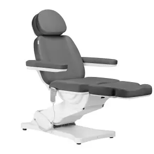 Электрическое косметическое кресло SILLON CLASSIC, 4 мотора, с люлькой, серый