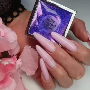 30ml želė medvilnės rožinės spalvos nagų priauginimo gelis