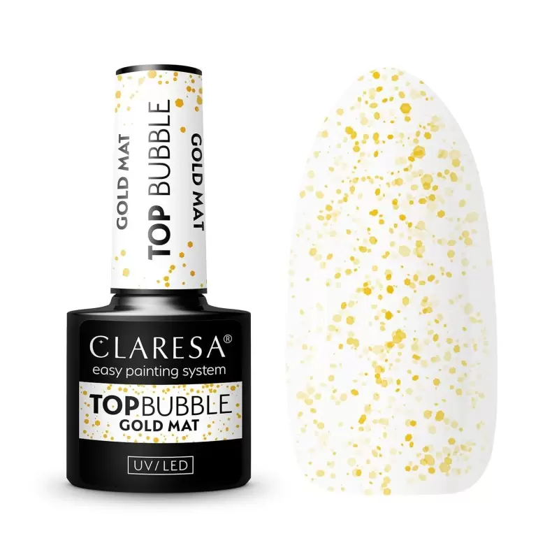 Claresa Top Bubble gold Matt No wipe -5g Claresa Top Bubble gold Matt No wipe -5g