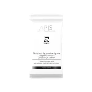 Apis detox маска из водорослей с бамбуковым углем и ионизированным серебром 20 г