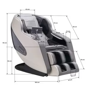 Массажное кресло Sakura Comfort Plus 806, серый