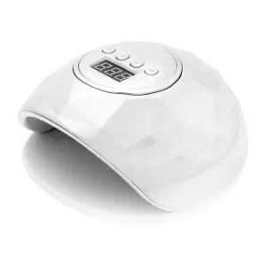 Blizganti 86 W baltos/sidabrinės spalvos perlamutrinė UV LED lempa