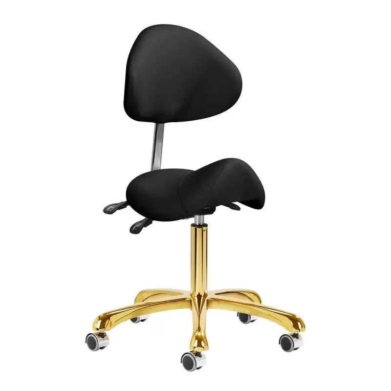 Kosmetinė taburetė 1004 Giovanni gold black Kosmetinė taburetė 1004 Giovanni gold black