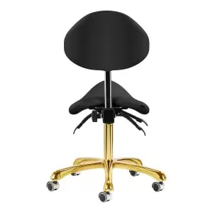Kosmetinė taburetė 1004 Giovanni gold black