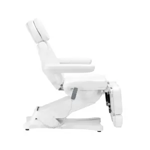 Электро косметическое кресло SILLON CLASSIC, 3 мотора, с педи-люлькой, белое