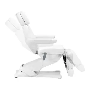 Электро косметическое кресло SILLON CLASSIC, 3 мотора, с педи-люлькой, белое