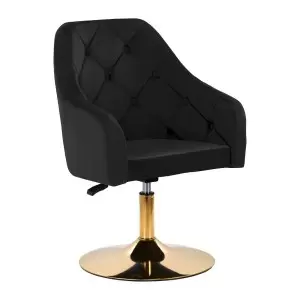 4 Rico QS-BL14G Sukamoji kėdė "Velvet Black