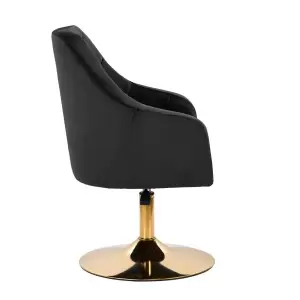 4 Rico QS-BL14G Sukamoji kėdė "Velvet Black