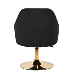 4 Rico QS-BL14G Sukamoji kėdė "Velvet Black