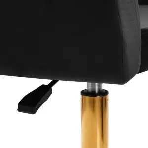 4 Rico QS-BL14G Sukamoji kėdė "Velvet Black