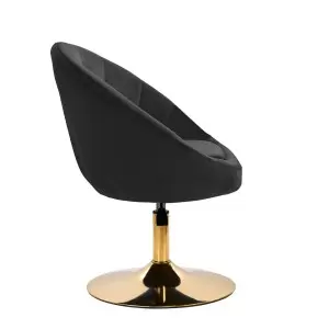 4Rico QS-BL12B Sukamoji kėdė Rico QS-BL12B Velvet Black