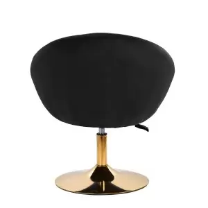 4Rico QS-BL12B Sukamoji kėdė Rico QS-BL12B Velvet Black