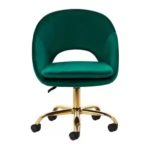 4Rico QS-MF18G Velvet Green Pasukama kėdė Rico QS-MF18G