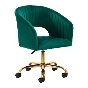 4Rico QS-OF212G Velvet Green Pasukama kėdė Rico QS-OF212G