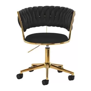 Sukamoji kėdė 4Rico QS-GW01G Velvet Black