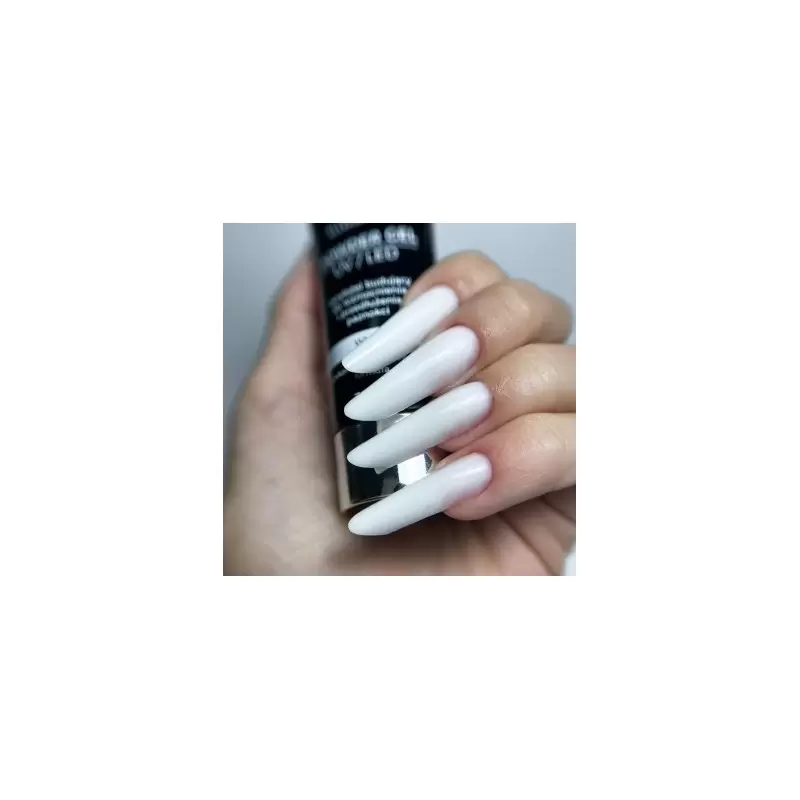 Akrilinio gelio milteliai "Hema/di-Hema free White" 30g