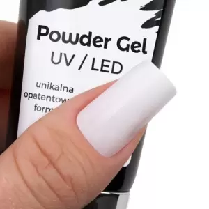 Akrilinio gelio milteliai "Hema/di-Hema free White" 30g