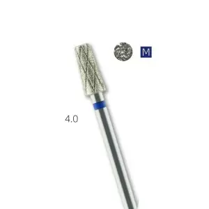 Deimantinis frezas "Smailėjančios formos" Ø4,0 mm, "Medium" su šilumos išsklaidymu.