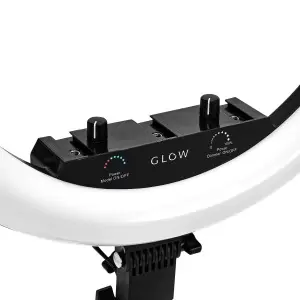 GLOW 18" RGB bsc žiedinė lempa ant 45 W stovo