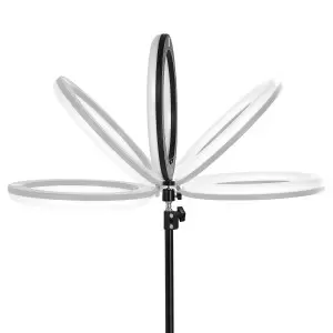 GLOW 13" bsc žiedinė lempa su stovu 10W