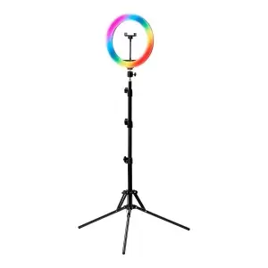 GLOW 10" RGB bsc ring lamp with stand 10W