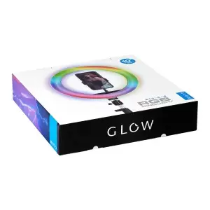 GLOW 10" RGB bsc žiedinė lempa su stovu 10W