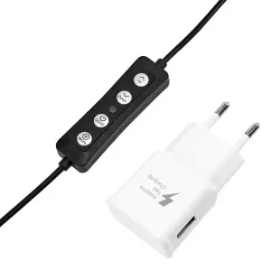 GLOW 10" bsc žiedinė lempa su stovu 10W