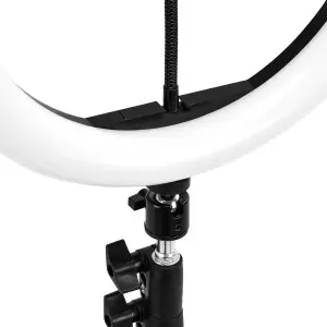 GLOW 10" bsc žiedinė lempa su stovu 10W