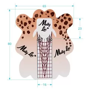 Шаблоны форм MollyLac Pantera 500 pcs