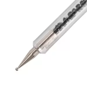 Nagų dailės teptukas su rašikliu 2in1, šerelių ilgis 10 mm