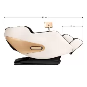 Hnědé masážní křeslo Sakura Comfort Plus 806