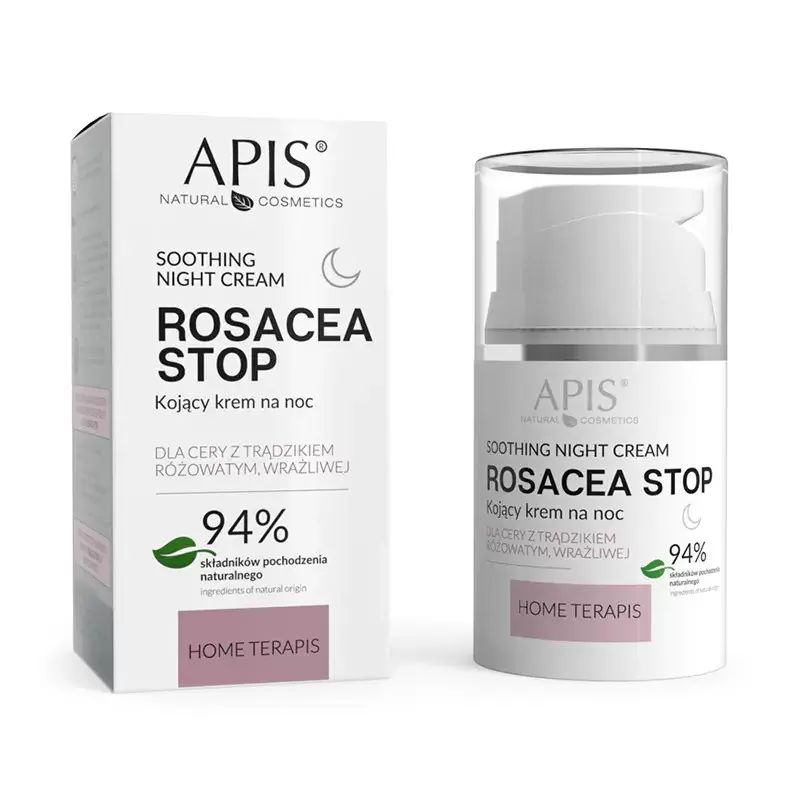 Apis rosacea - stop home terapis raminamasis naktinis kremas 50 ml Apis rosacea - stop home terapis raminamasis naktinis kremas 50 ml