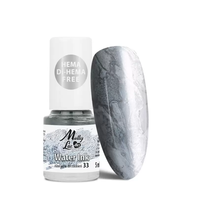 Nr. 33 Metalinė MollyLac ART akvarelė, skirta dekoravimui Hema/di-Hema nemokamai