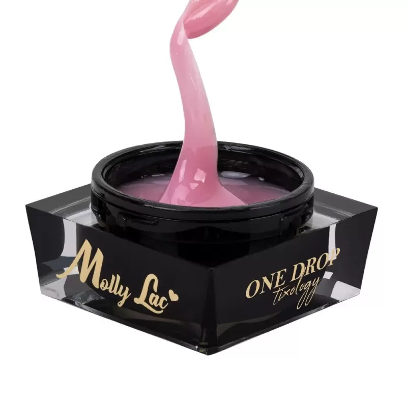 Строительный гель One Drop Tixology Mild Rose с тиксотропией 15г