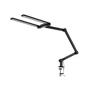 Manikyrlampa Glow L04 på bordsskiva, svart