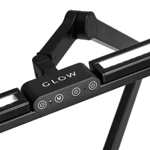 Glow L03 manikyyrilamppu työtasolle, musta