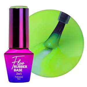 Guminis pagrindas 2v1 NEON FLUO MOLLYLAC LIME Mojito 10g NR3