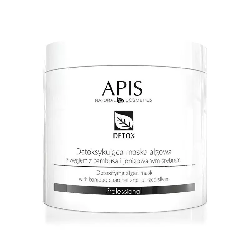"Apis" detoksikuojanti kaukė "Bambuko dumbliai", medžio anglis ir jonizuotas sidabras 200g