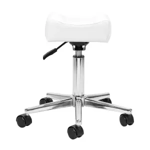 Sillon Bell mobiele pedicure voetensteun, wit